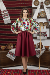 Rochie eleganta Bujori